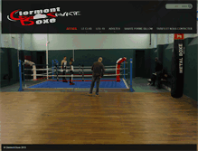 Tablet Screenshot of clermont-boxe-savate.com